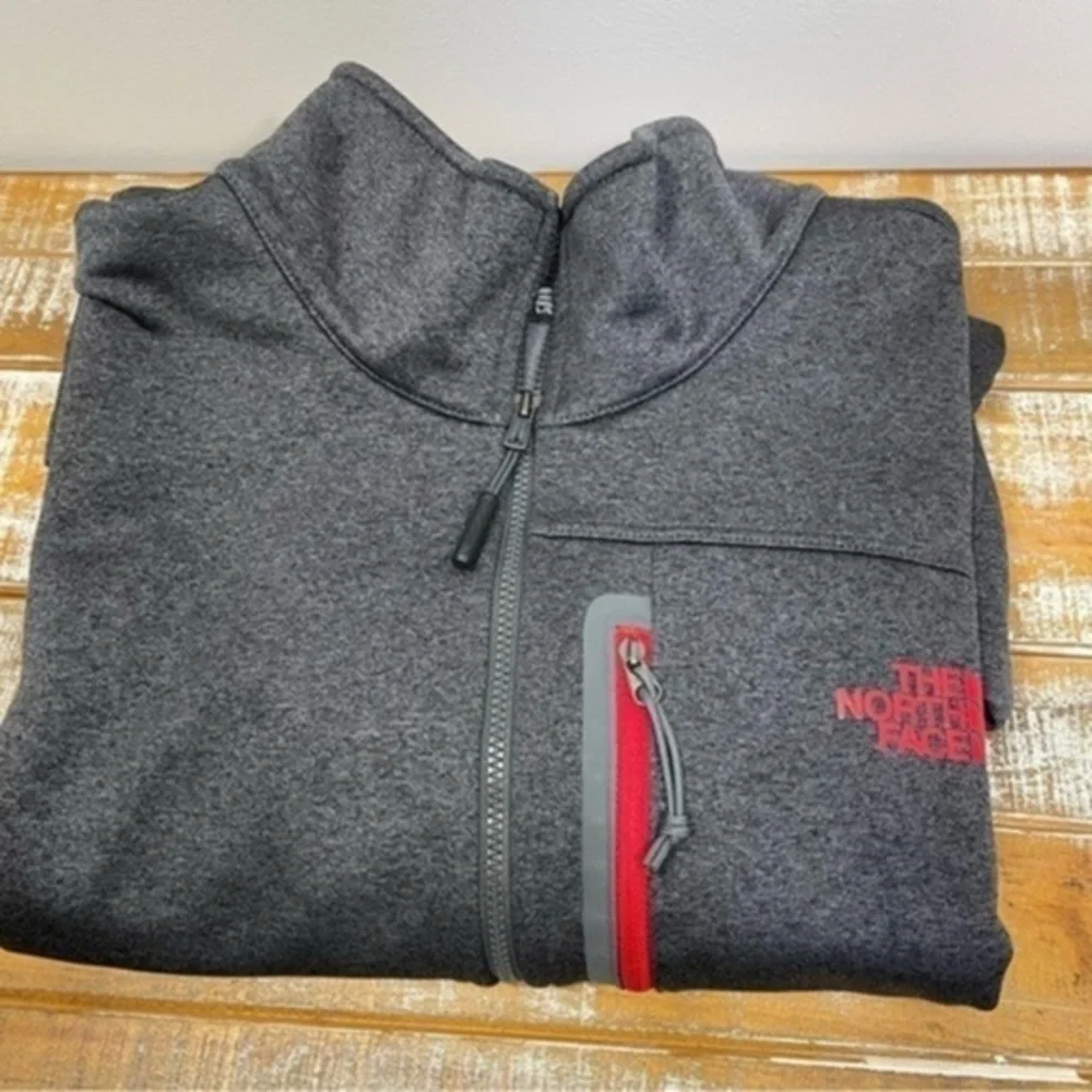 The North Face Pullover Top Size L Color Gray/Red